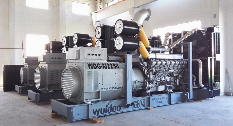 Indonesia 3*2250kva 10kV High Voltage Mitsubishi Gensets in paralleling